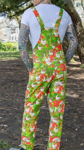 Run & Fly x The Mushroom Babes In The Geese Garden Stretch Twill Dungarees