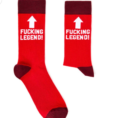 Unisex Fucking Legend Socks