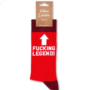 Unisex Fucking Legend Socks
