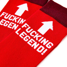 Load image into Gallery viewer, Unisex Fucking Legend Socks