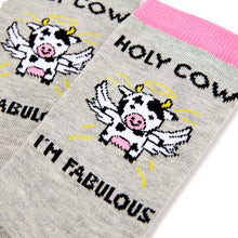 Load image into Gallery viewer, Ladies Holy Cow Socks