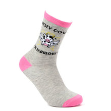 Load image into Gallery viewer, Ladies Holy Cow Socks