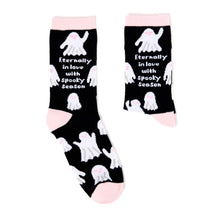 Load image into Gallery viewer, Ladies Eternally In Love With Spooky Season Socks