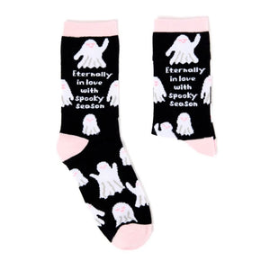 Ladies Eternally In Love With Spooky Season Socks