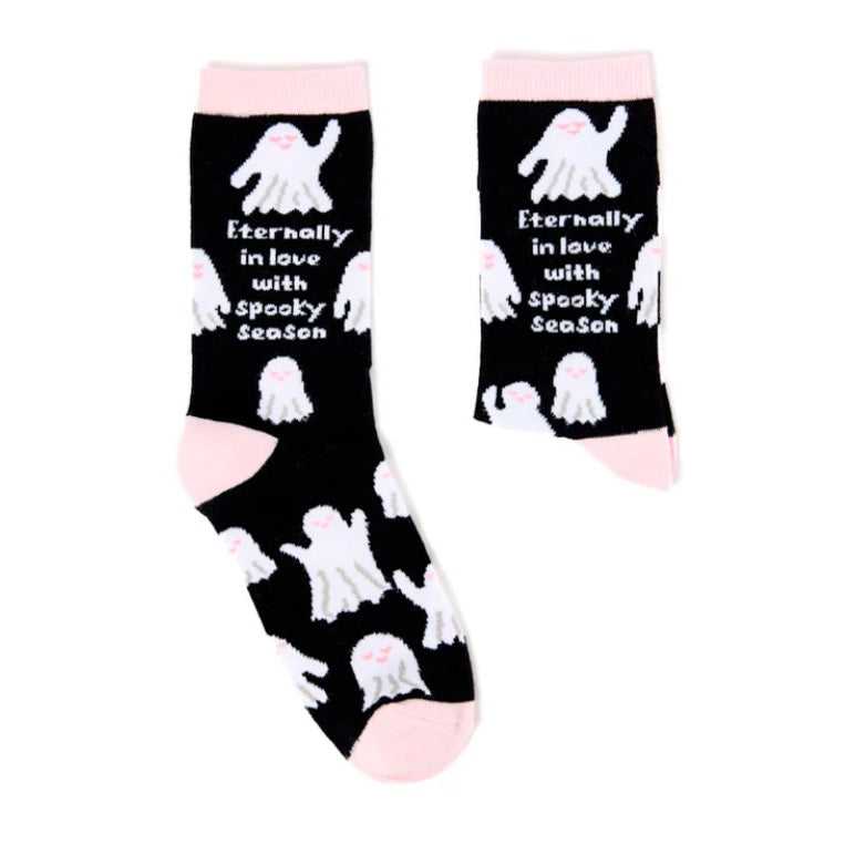 Ladies Eternally In Love With Spooky Season Socks
