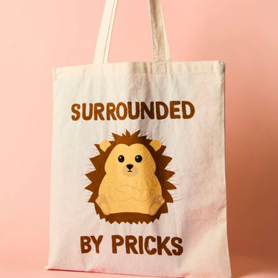 Surrounded By Pricks Tote Bag