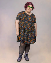 Load image into Gallery viewer, Halloween: Run &amp; Fly x Clare Lewis Poison and Plants Oversized Smock Dress