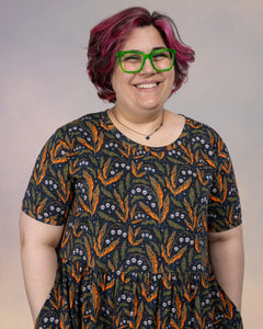 Halloween: Run & Fly x Clare Lewis Poison and Plants Oversized Smock Dress