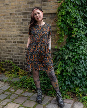 Load image into Gallery viewer, Halloween: Run &amp; Fly x Clare Lewis Poison and Plants Oversized Smock Dress
