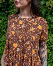 Load image into Gallery viewer, Halloween: Autumn Pumpkin Oversized Smock Dress