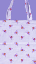 Load image into Gallery viewer, Lavender Bees Tote Bag