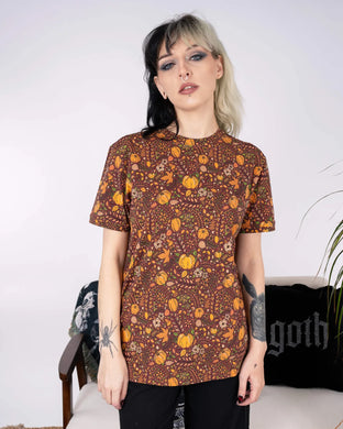 Autumn Pumpkins Short Sleeve T Shirt