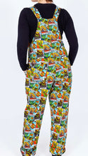Load image into Gallery viewer, Tarot Dinosaurs Stretch Twill Dungarees