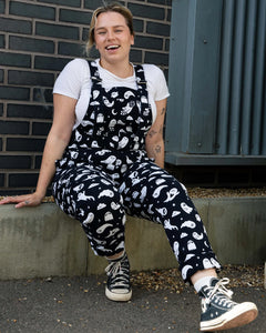 Cousins Rebel Romance x Yasmin Cousins Ghosties Stretch Dungarees