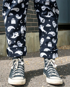 Cousins Rebel Romance x Yasmin Cousins Ghosties Stretch Dungarees