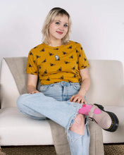 Load image into Gallery viewer, Buzzy Bee Mustard Gold Tee