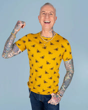 Load image into Gallery viewer, Buzzy Bee Mustard Gold Tee