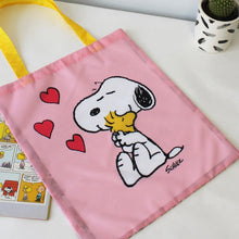 Load image into Gallery viewer, Snoopy Love Tote Shopper Bag