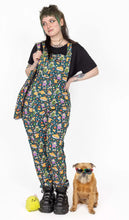 Load image into Gallery viewer, Run &amp; Fly x Nimbob Capybara Fairies Stretch Twill Dungarees