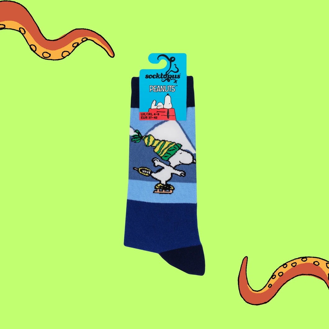 ON THIN ICE SOCKS - PEANUTS
