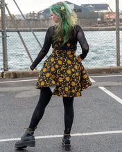 Load image into Gallery viewer, Rebel Romance Celestial Sun and Moon Stretch Flared Pinafore