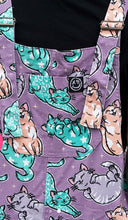 Load image into Gallery viewer, Rebel Romance x Abi Perry Purrfect Cats Stretch Dungarees
