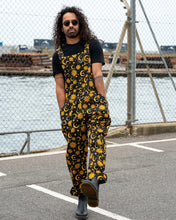 Load image into Gallery viewer, Rebel Romance Celestial Sun and Moon Stretch Dungarees
