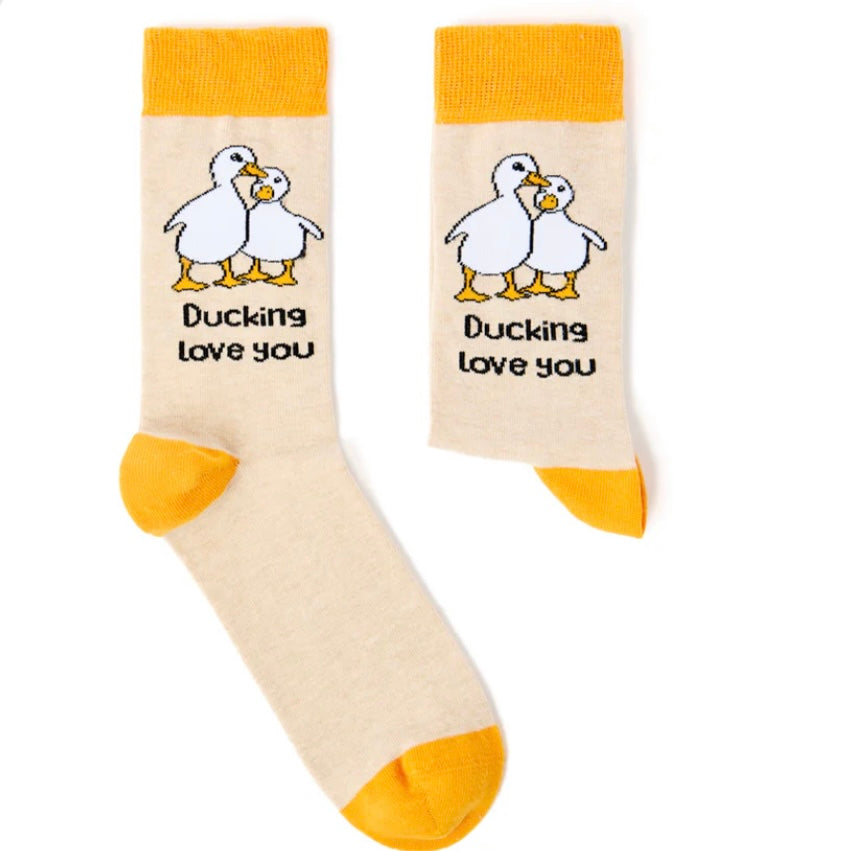 Unisex Ducking Love You Socks