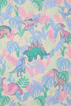 Load image into Gallery viewer, Lily Pastel Dinosaur Off Shoulder Dress