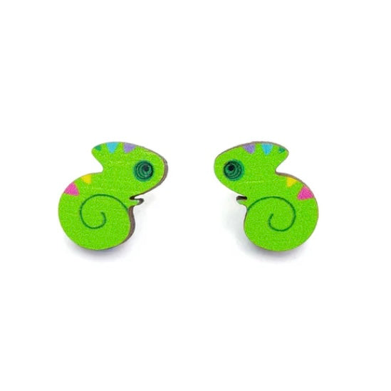 Chameleon Stud Earrings