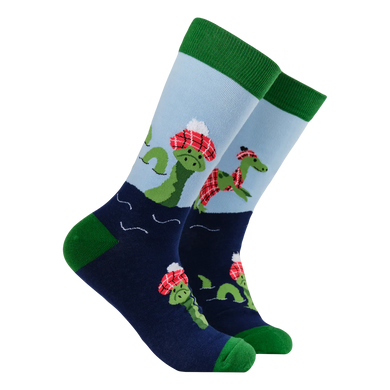 LOCH NESS MONSTER SOCKS - NESSIE