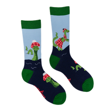 Load image into Gallery viewer, LOCH NESS MONSTER SOCKS - NESSIE