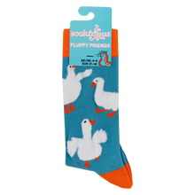 Load image into Gallery viewer, FLUFFY SILLY GOOSE SOCKS