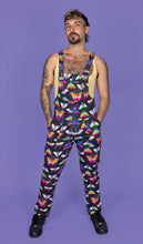 Load image into Gallery viewer, Pride Moths Stretch Twill Dungarees