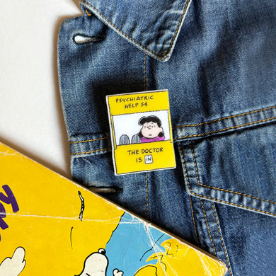 Peanuts Lucy Pin Badge