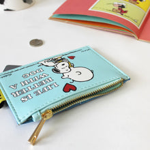 Load image into Gallery viewer, Peanuts Life Is Better With A Dog Zip Purse Snoopy