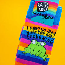 Load image into Gallery viewer, I Have No Idea Frog 🐸 Socks
