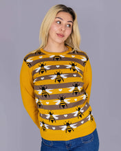 Load image into Gallery viewer, Mustard Gold Bee Jumper