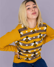 Load image into Gallery viewer, Mustard Gold Bee Jumper