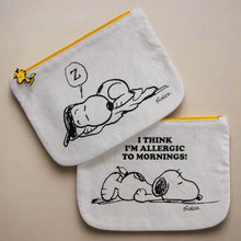 Load image into Gallery viewer, Peanuts Allergic To Mornings Pouch