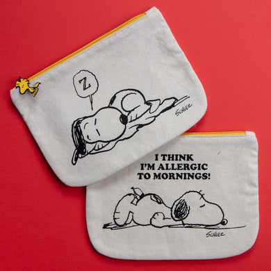 Peanuts Allergic To Mornings Pouch