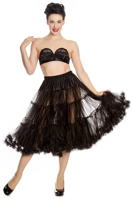 Penelope Petticoat Black by Hell Bunny