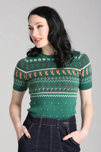 Vixey Jumper Green