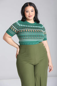 Vixey Jumper Green