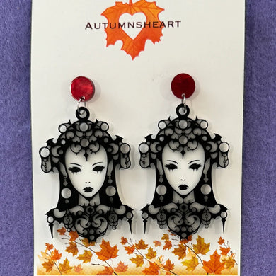 Female Vampire Earrings