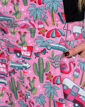 Load image into Gallery viewer, Palm Springs Flared Pinafore