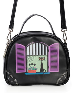 Window Cat Shoulder Bag