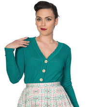 Load image into Gallery viewer, June Cardigan Turquoise