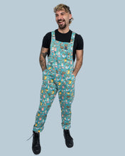 Load image into Gallery viewer, Rebel Romance Bloom And Brew Stretch Dungarees