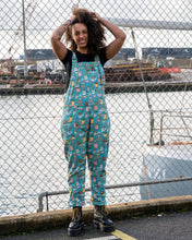 Load image into Gallery viewer, Rebel Romance Bloom And Brew Stretch Dungarees